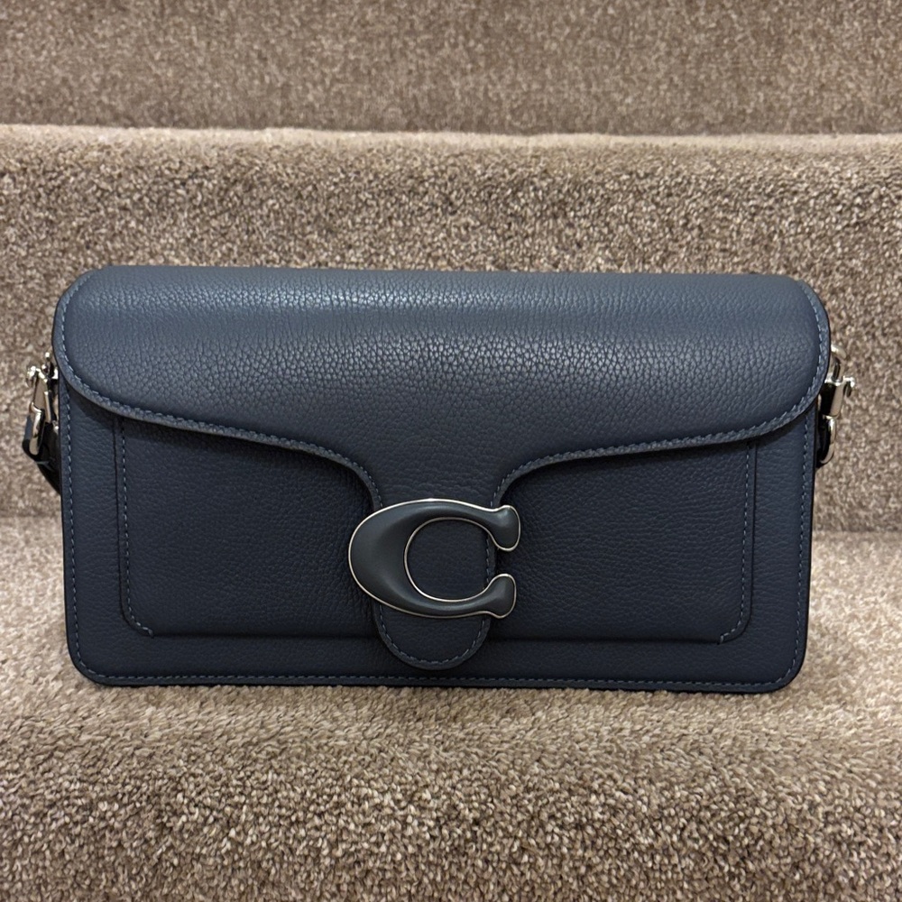 Coach, tabby Navy Leather Women's Bag